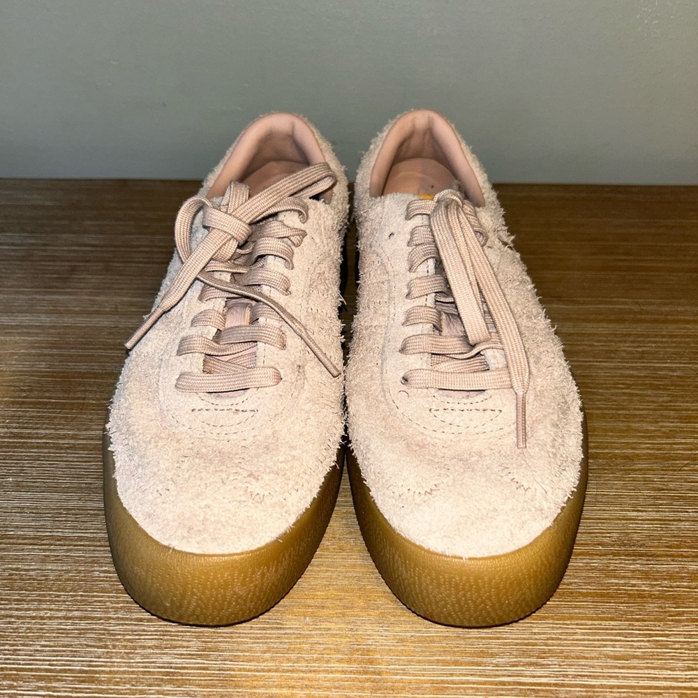 Adidas Samba Pink Suede Sneakers